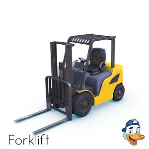 3D model forklift unreal engine