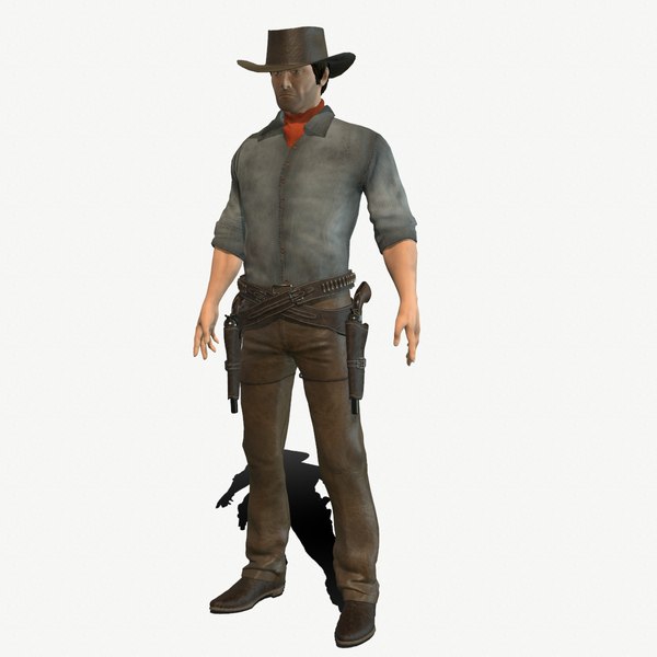 3D Gunslinger model