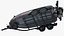 Bass Boat and Trailer 3D