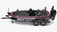 Bass Boat and Trailer 3D