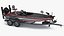 Bass Boat and Trailer 3D