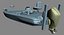 Bass Boat and Trailer 3D
