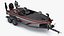 Bass Boat and Trailer 3D