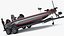 Bass Boat and Trailer 3D
