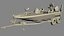 Bass Boat and Trailer 3D