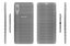 3D Samsung Galaxy A90 5G Black and White Low Poly