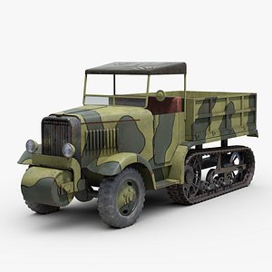 3D Citroen Unic P-107 model