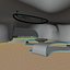 Научно-фантастическая футуристическая выставка Экстерьер и Интерьер 3D МОДЕЛЬ