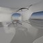 Научно-фантастическая футуристическая выставка Экстерьер и Интерьер 3D МОДЕЛЬ