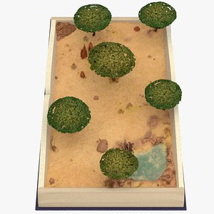 3D model Environment Book Savan