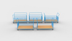 3D Handling Trolley 02 3D model