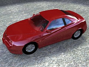 3ds alfa romeo car