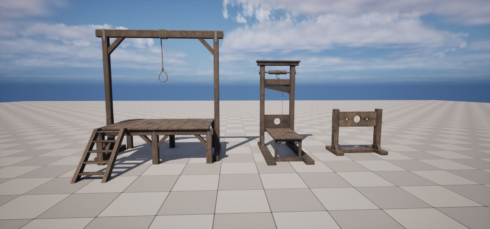 3D Medieval Execution Equipment Pack https://p.turbosquid.com/ts-thumb/jA/9K5HV6/Qm/highresscreenshot00001/png/1788111032/1920x1080/fit_q87/8e6b531f4603d52f5bf01c4c56884b716a81423c/highresscreenshot00001.jpg