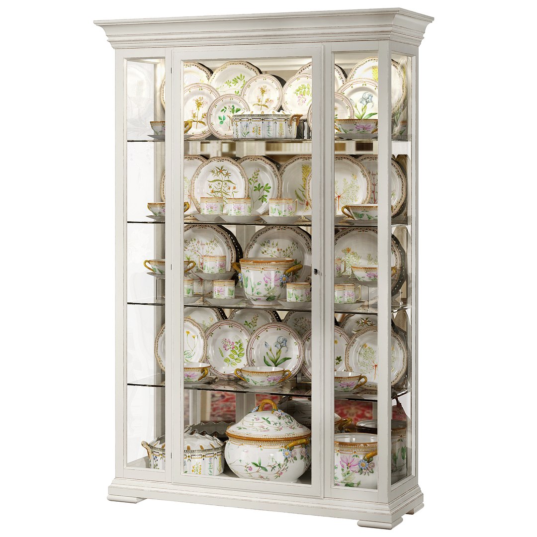 3D Classical Display Porcelain Model TurboSquid 1656216