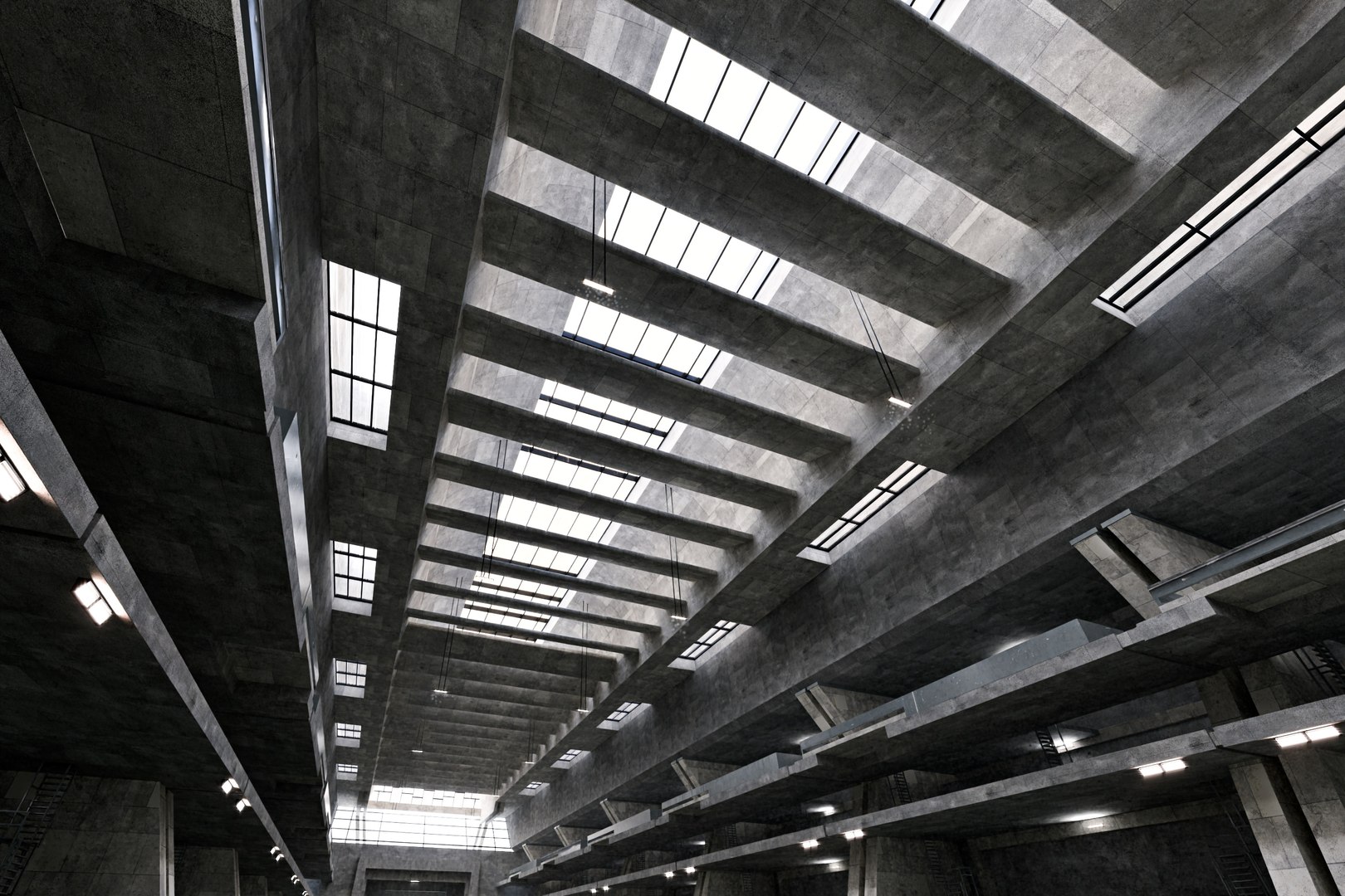 Concrete Brutalist Hangar - Cinematic Environment - 017 3D model https://p.turbosquid.com/ts-thumb/jA/Ed2vqg/d3/cinematicenvironment017_g3d_0011/jpg/1789545980/1920x1080/fit_q87/0ef3beebe112ec2b8ad8acd0feb69d1bbdad110a/cinematicenvironment017_g3d_0011.jpg