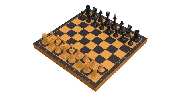 Chess Game Pieces - Full Pack - Jogo de Xadrez 3D Model Collection