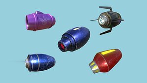 05 Mega Buster Collection - SciFi Blast Weapon like Megaman's