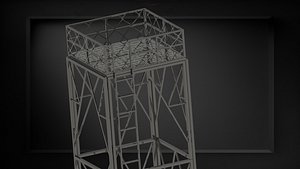 3D Tank Platform model