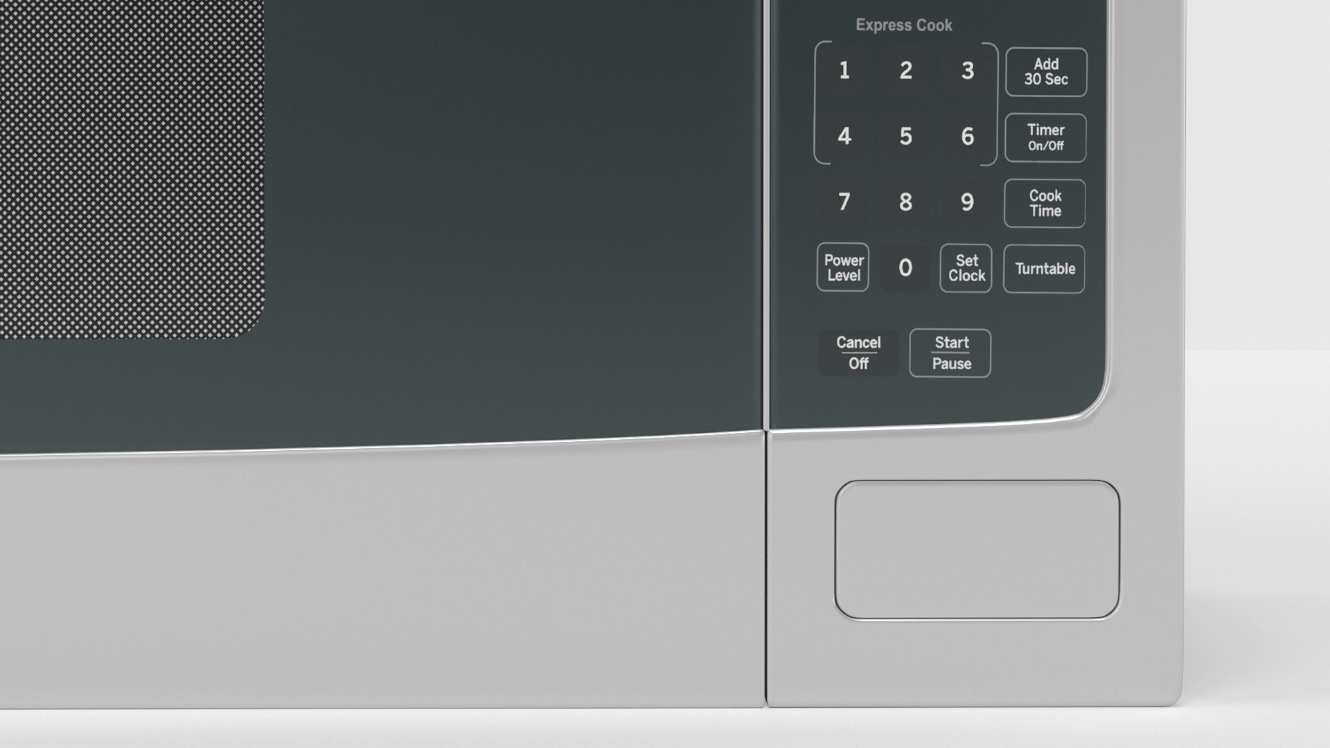 GE Profile Countertop Microwave Oven PEM31SFSS 3D Model TurboSquid