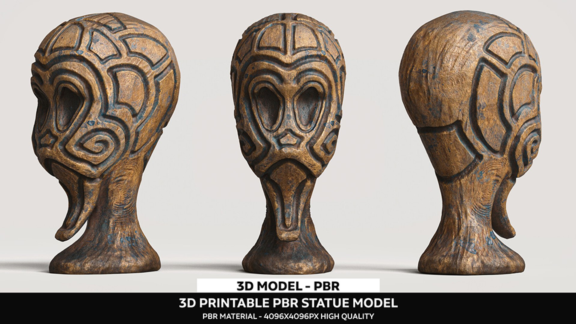 3D Printable Statue Model 3D model - TurboSquid 2182532