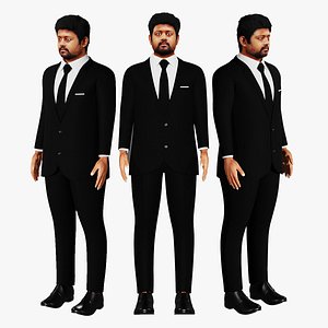 New Asian Man 3D Rigged Character