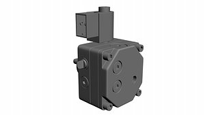 3D Oil pump model
