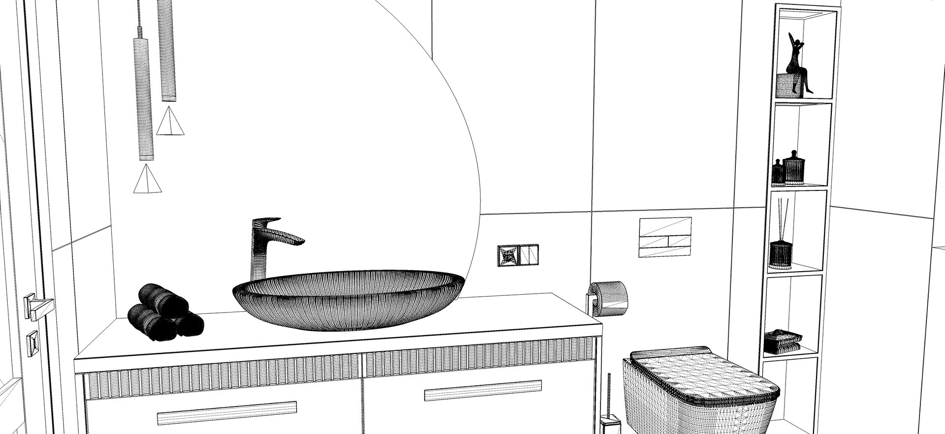 Shower Model - TurboSquid 1702751