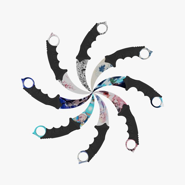 modelo 3d Karambit anime collection - TurboSquid 1947829