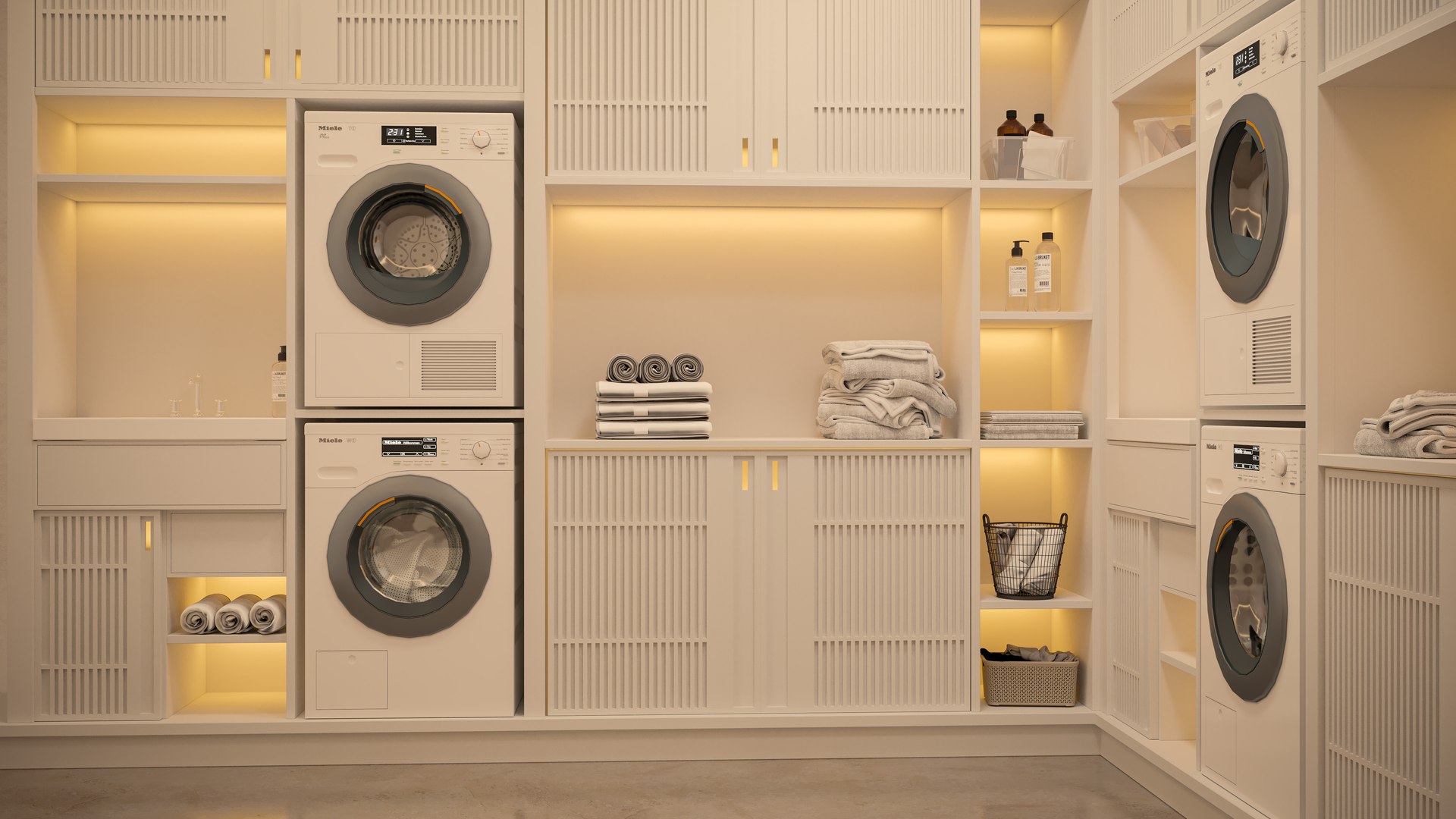 3D Laundry Service Room Model - TurboSquid 2277418