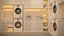 3D laundry service room model