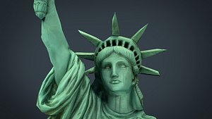 statue liberty 3D