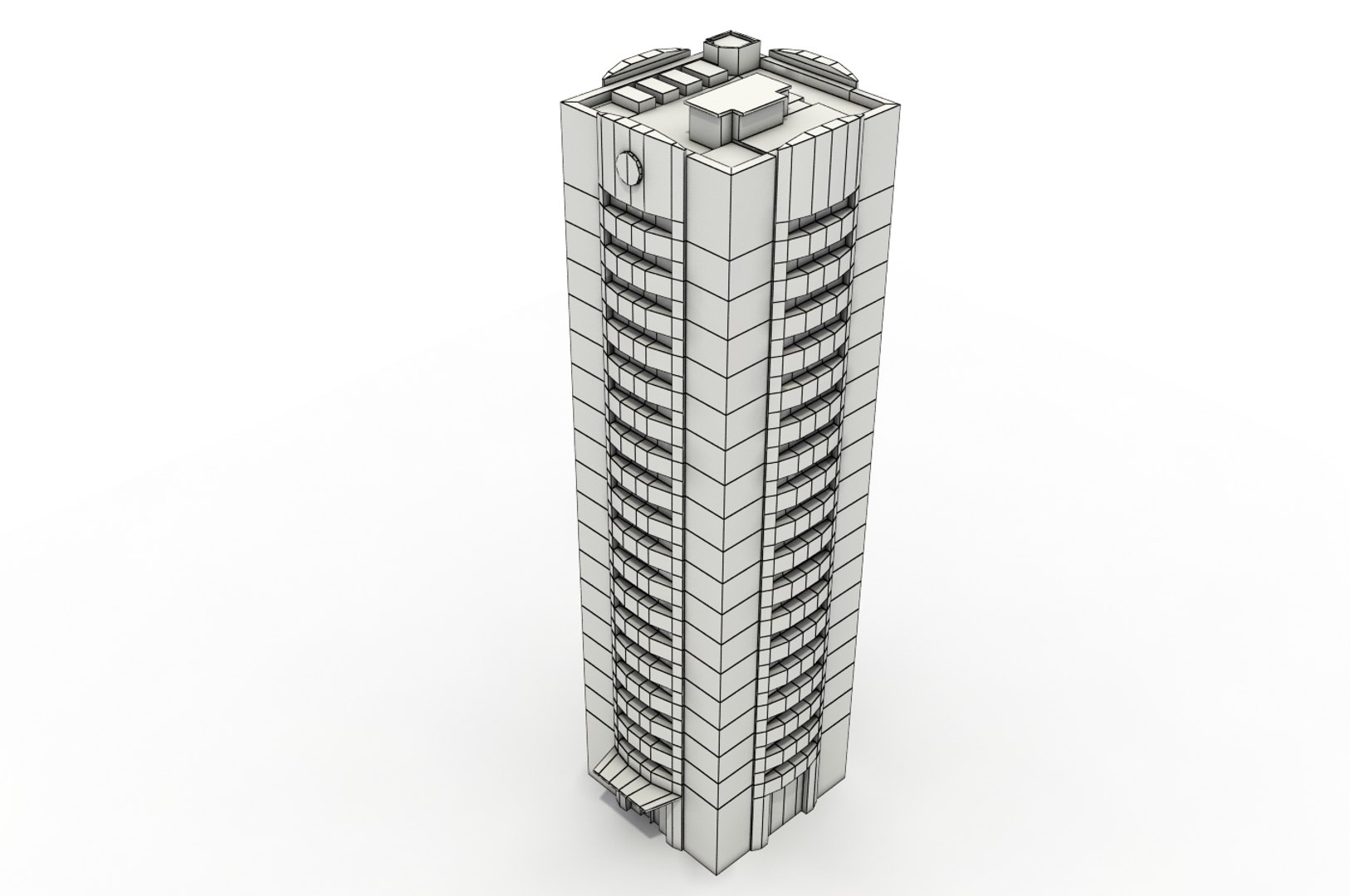 Tall Building 3d Max