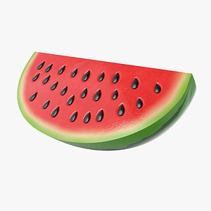 Cartoon Watermelon Quarter