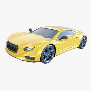 3D Averon concept car