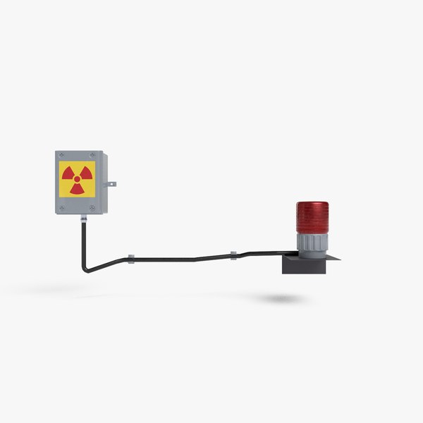 3D модель warning box and warning button - TurboSquid 2101780