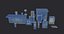 City Props Automated Units 3D Models