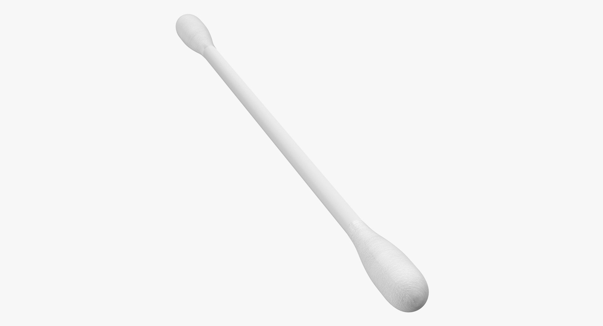 Cotton Swab Plastic 3D model preview