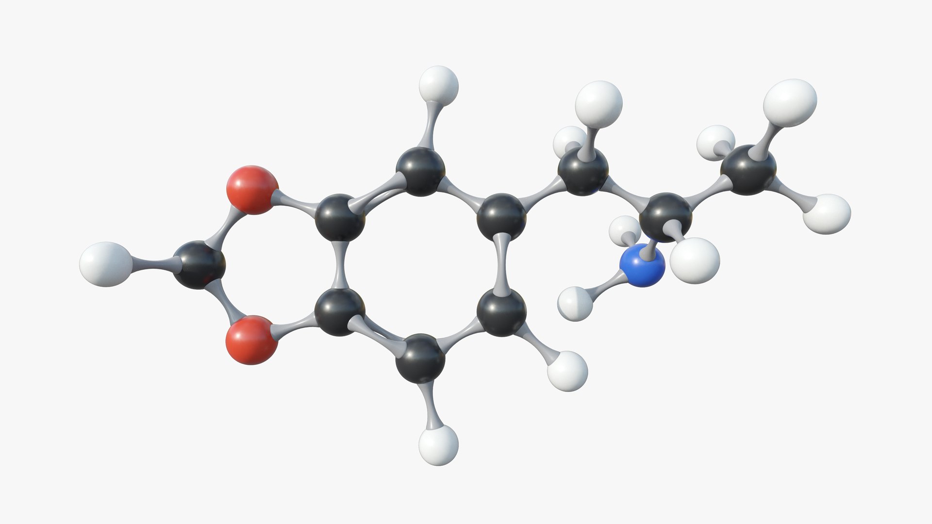 3D MDA Molecule With PBR 4K 8K - TurboSquid 1944502