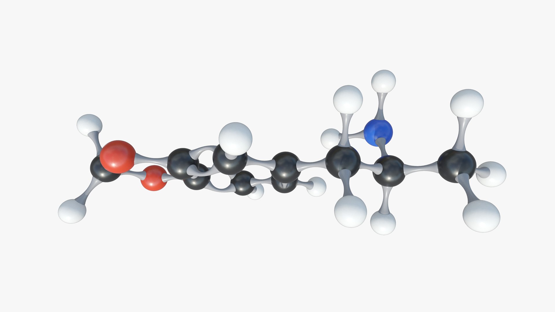 3D MDA Molecule With PBR 4K 8K - TurboSquid 1944502
