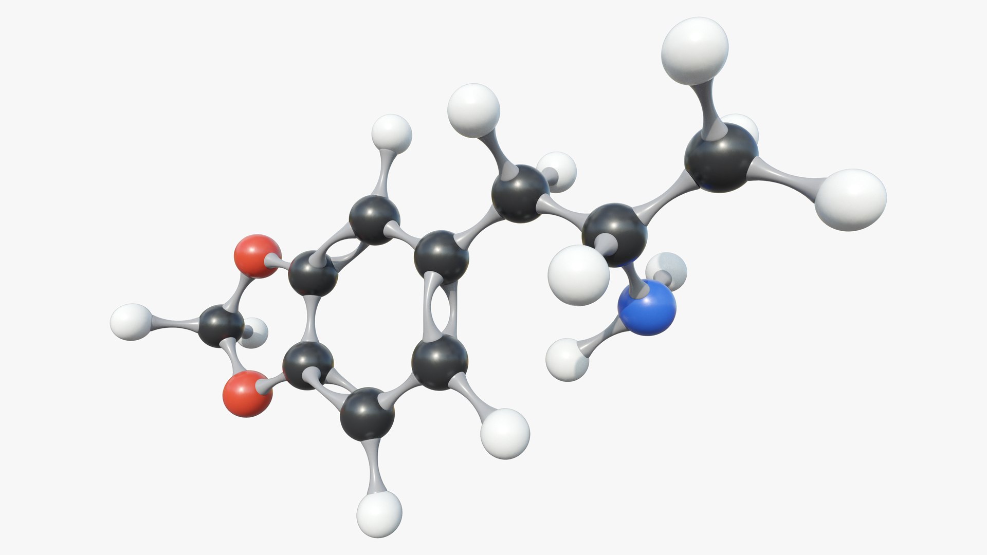 3D MDA Molecule With PBR 4K 8K - TurboSquid 1944502