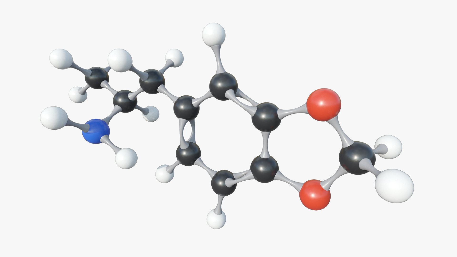3D MDA Molecule With PBR 4K 8K - TurboSquid 1944502