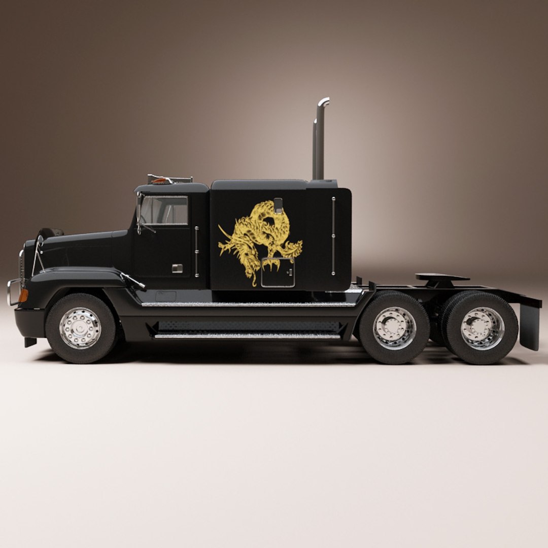 Freightliner Fld 120 Special 3d Model