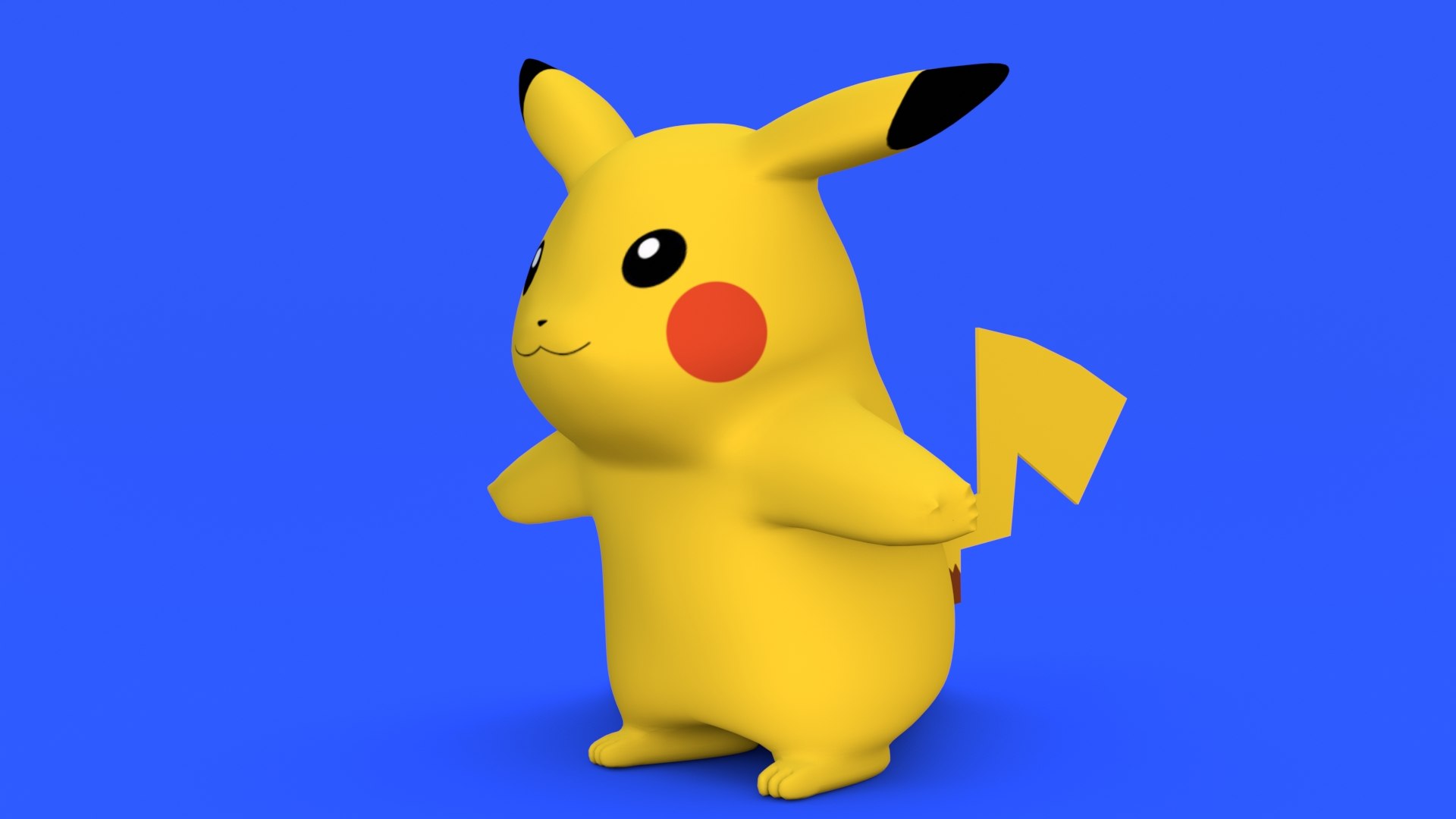 3D Pikachu Model - TurboSquid 1890589