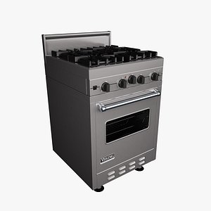 3D model stove viking