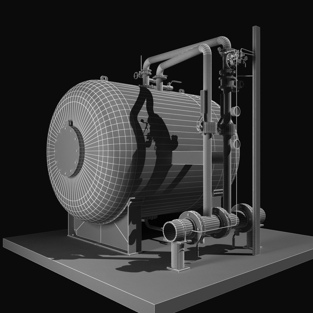 3d Model Of Water Tank