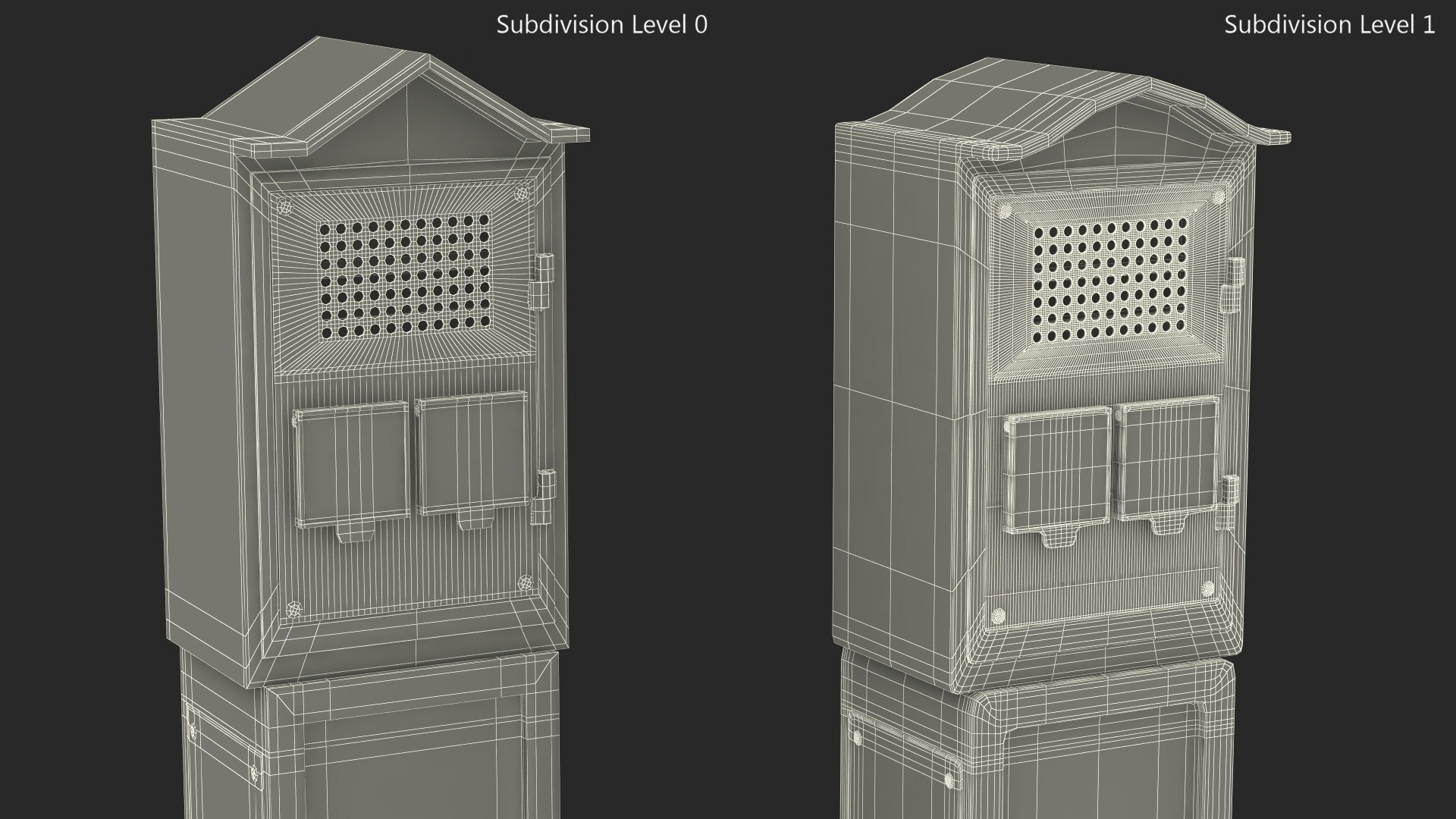 3D Model Emergency Call Box - TurboSquid 2202510