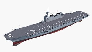 Izumo Class Izumo Helicopter Destroyer 183 3D model