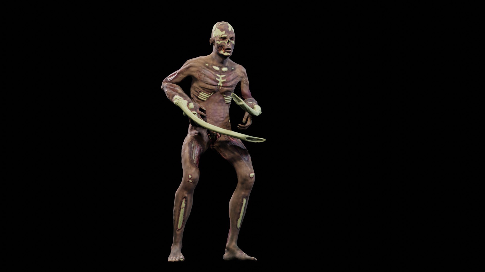 3D Zombie Mutant https://p.turbosquid.com/ts-thumb/jA/sSYVJg/05/untitled20/jpg/1619469158/1920x1080/fit_q87/e4237c0d72824725f2a5503443a43a9178369773/untitled20.jpg