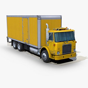 3D Autocar WX64 1998 Box truck s03
