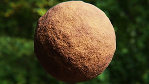 Procedural Rough Sand Material 3D model